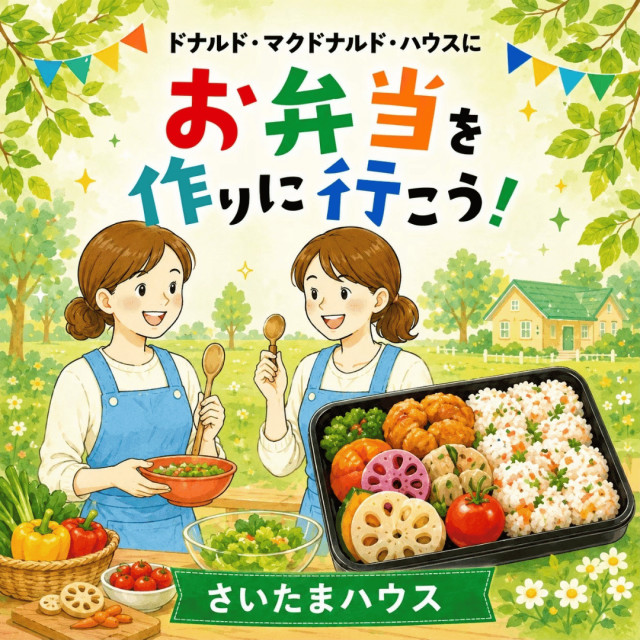2026/10/7 埼玉：第40回ドナルド・マクドナルド・ハウス【ミールプログラム】